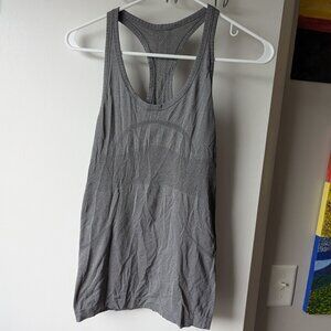 Lululemon Athletica Running Gray Racerback Tank Top